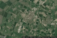 Vue aérienne de Novellara