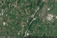 Vue aérienne de Montechiarugolo