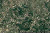 Vue aérienne de Montecalvo Irpino