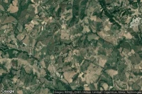 Vue aérienne de Montecalvo in Foglia