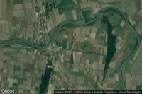 Vue aérienne de Mesola