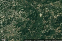 Vue aérienne de Malvicino