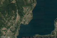 Vue aérienne de Lesa