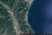 Vue aérienne de Laigueglia