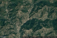 Vue aérienne de Isolabona