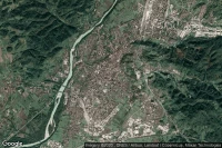 Vue aérienne de Gorizia