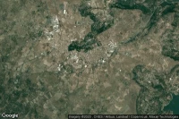 Vue aérienne de Ghilarza