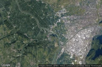 Vue aérienne de Frangarto