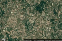Vue aérienne de Fragneto Monforte