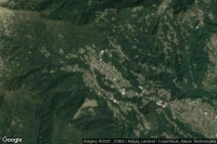 Vue aérienne de Forno Canavese