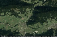 Vue aérienne de Dobbiaco