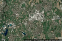 Vue aérienne de Ciserano