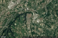 Vue aérienne de Cherasco