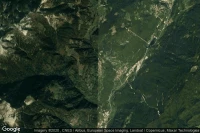 Vue aérienne de Castel Condino