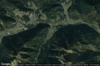 Vue aérienne de Canale dAgordo