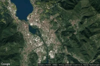 Vue aérienne de Calolziocorte