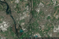 Vue aérienne de Brembate