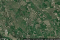 Vue aérienne de Borghetto Lodigiano