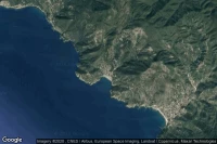 Vue aérienne de Bonassola