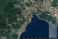 Vue aérienne de Volosko