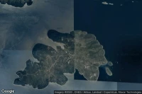 Vue aérienne de Veliki Drvenik