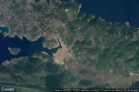 Vue aérienne de Vela Luka