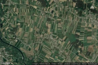 Vue aérienne de Tisina