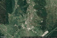 Vue aérienne de Jastrebarsko