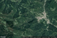 Vue aérienne de Občina Idrija