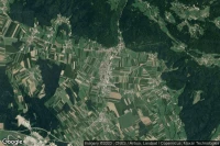 Vue aérienne de Cerklje na Gorenjskem