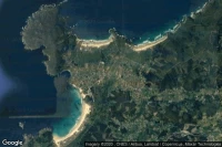 Vue aérienne de Pedreira