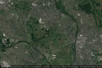 Vue aérienne de Richmond upon Thames