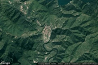 Vue aérienne de Jablanica