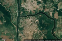 Vue aérienne de Puerto Iguazu