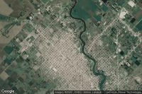 Vue aérienne de Necochea