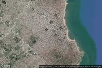 Vue aérienne de Mar del Plata