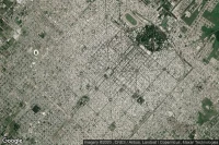 Vue aérienne de La Plata
