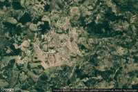 Vue aérienne de Santo Antônio do Jardim