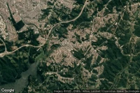 Vue aérienne de Ribeirao Pires