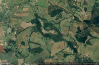 Vue aérienne de Pompeu