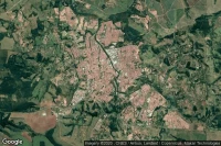 Vue aérienne de Itapira