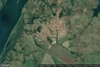 Vue aérienne de Ilha Solteira