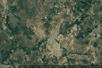Vue aérienne de Brasilia de Minas