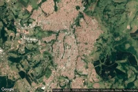 Vue aérienne de Botucatu