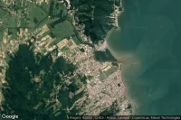 Vue aérienne de Biguacu