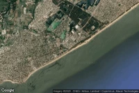 Vue aérienne de Barra de Carrasco