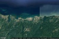 Vue aérienne de Sandy Bay