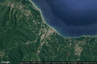 Vue aérienne de Buff Bay