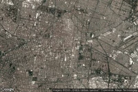 Vue aérienne de Mexico City