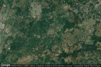 Vue aérienne de Caluco